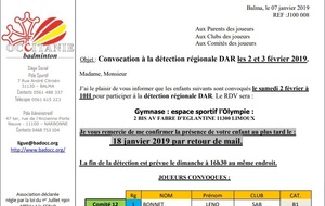 DAR - 2 et 3 Février 2019